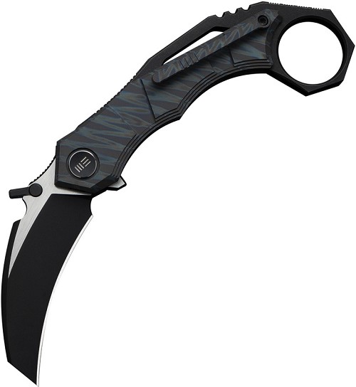 We Knife Co Ltd Tayra Framelock Pocket Knife Flame - WE240694 