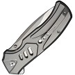 We Knife Co Ltd Zentron Button Lock Pocket Knife - WE240942 