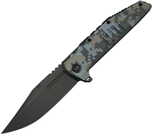 We Knife Co Ltd Temper Framelock Pocket Knife Pixel - WE250793 
