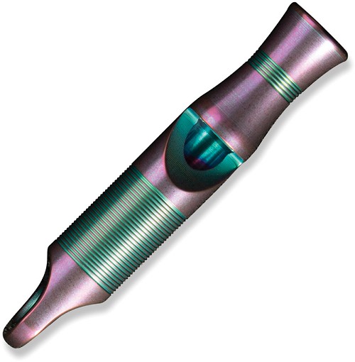 We Knife Co Ltd Titanium Whistle Purple with Paracord Lanyard - WEA05AP 