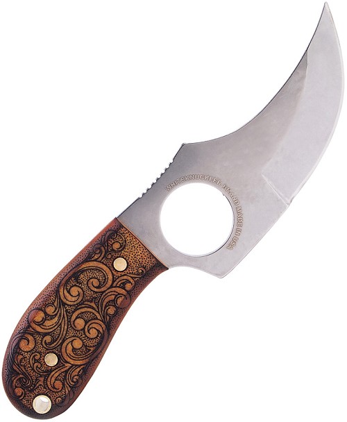 Whiteknuckler Brand Convertible C7 Fixed Blade Knife Leatherwood - WHTC7220102 