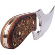WHTC7220102 Whiteknuckler Brand Convertible C7 Fixed Blade Knife Leatherwood 