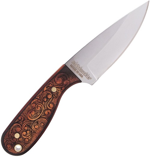 Whiteknuckler Brand Classic M3 Fixed Blade Knife Leatherwood - WHTM3030102 