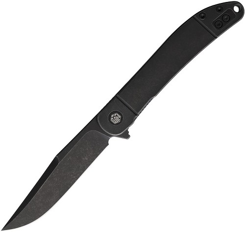 WIN+ Linerlock Pocket Knife Titanium Black - WPK4366B 