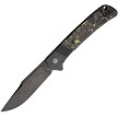 WIN+ Linerlock Pocket Knife Titanium Carbon Fiber Black - WPK4368B 