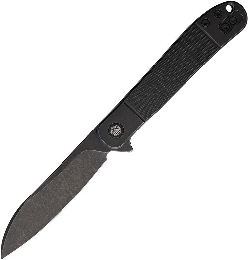 WIN+ Linerlock Pocket Knife Titanium Black - WPK4370B 