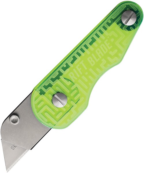Zootility Rift Blade Folder Pocket Knife Atomic Yellow - ZOO16 