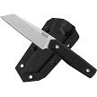 ZPKGEOSGBK ZA-PAS Geo Fixed Blade Knife Black 