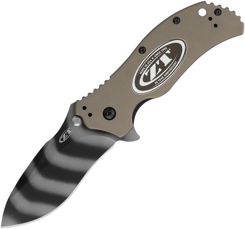 Zero Tolerance Linerlock Pocket Knife Spring Assisted Opening 20th Anniversary - ZT0350FDETS20 