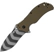 Zero Tolerance Linerlock Pocket Knife Spring Assisted OD Green Magna Cut - ZT0350OLTS 