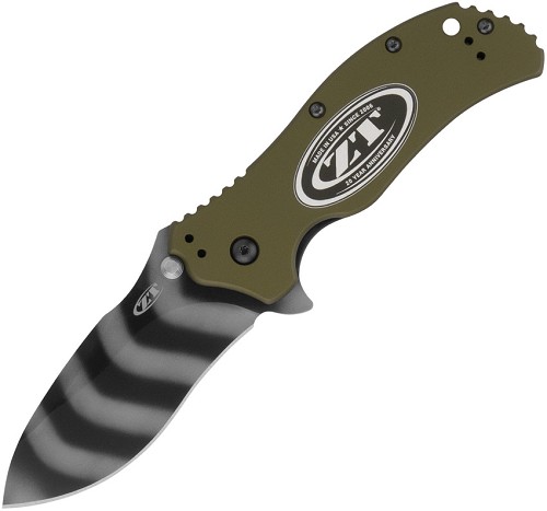 Zero Tolerance Linerlock Pocket Knife Spring Assisted Opening 20th Anniversary - ZT0350OLTS20 