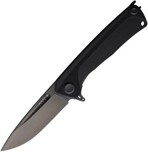 Acta Non Verba Z200 Plus Linerlock Pocket Knife DLC BG10 - ANVZ200PLUS002 