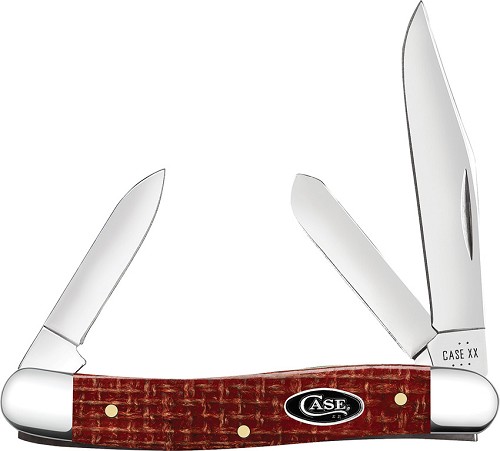 Case Cutlery Medium Stockman Pocket Knife Red Micarta - CA12272 