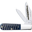 Case Cutlery Ocean Blue Bone Gator Jig Barlow Pocket Knife - CA53981 