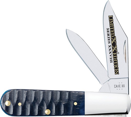 Case Cutlery Ocean Blue Bone Gator Jig Barlow Pocket Knife - CA53981 