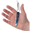 CA53983 Case Cutlery Ocean Blue Bone Gator Jig Whittler Pocket Knife 