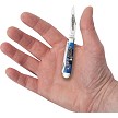 CA53984 Case Cutlery Ocean Blue Bone Gator Jig Trapper Pocket Knife 