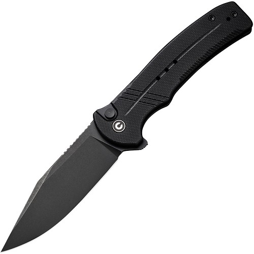 Civivi Knives Cogent Button Lock Pocket Knife Black - CIVC20038D1 