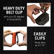 CLP110BLKCF Clip & Carry Buck 110/112 Folding Knife Sheath 