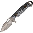 Dawson Steadfast Fixed Blade Knife Black/White - DW60585 