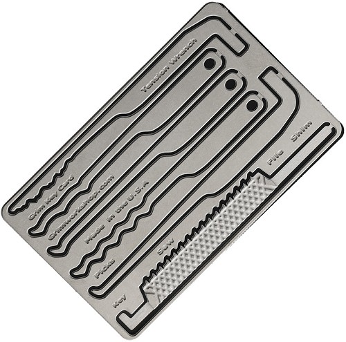 Grim Workshop Lock Picking and Escape Card - GRICARD003 