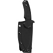 Kunwu Stiffy D Fixed Blade Knife Black - KUNF706BK3 