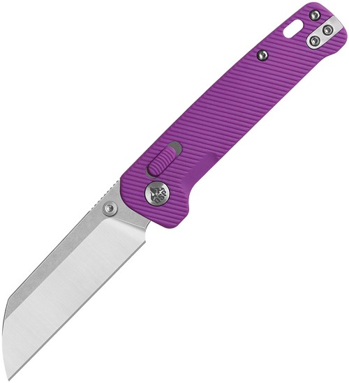QSP Penguin Glyde Lock Pocket Knife Purple FRN - QS130GLE1 