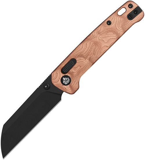 QSP Penguin Glyde Lock Pocket Knife Black Copper Foil - QS130GLF2 