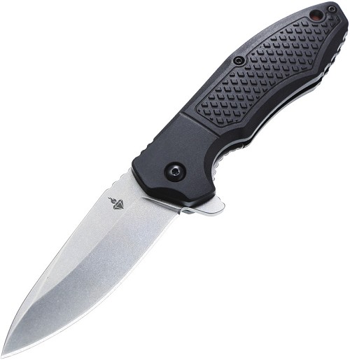 Saffire Lojo+ Linerlock Pocket Knife Spring Assisted Opening Black - SFFA111402 