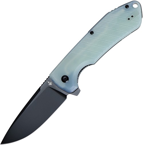 Saffire Aria Linerlock Pocket Knife Spring Assisted Opening Jade - SFFA111503 