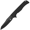 StatGear Knives Ausus-Slim Linerlock Pocket Knife Black - STAT117BLK 