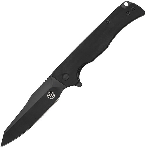 StatGear Knives Ausus-Slim Linerlock Pocket Knife Black - STAT117BLK 