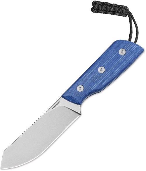 Straight Line Digger Fixed Blade Knife Blue - STR8DGBC 