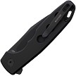 TD016BK Defcon Button Lock Folder Pocket Knife Black 