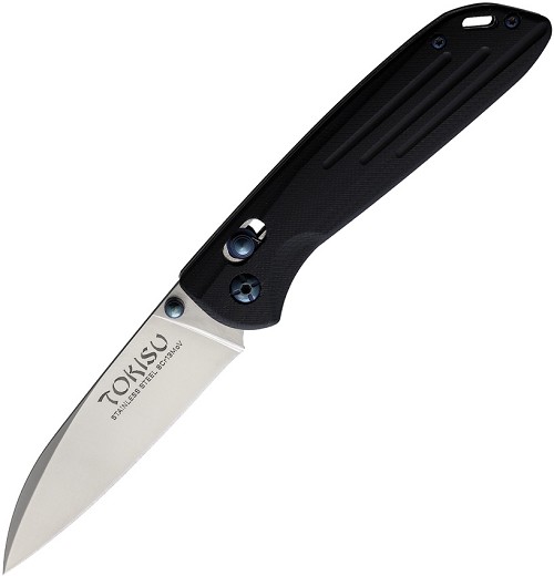 Tokisu Knives Rapid Lock Pocket Knife Black G10 - TOK18656 
