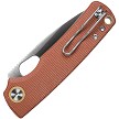 VOSA2604 Vosteed Porcupine Top Linerlock Pocket Knife Brown 