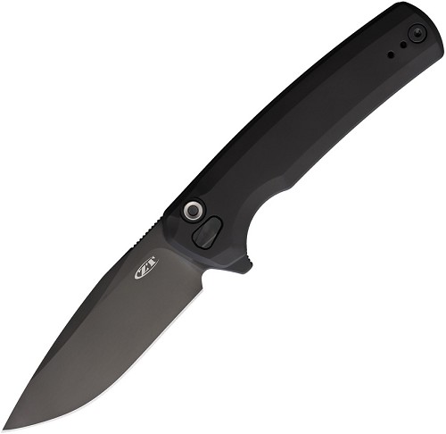 Zero Tolerance 0044 Button Lock Pocket Knife Black - ZT0044BLK 